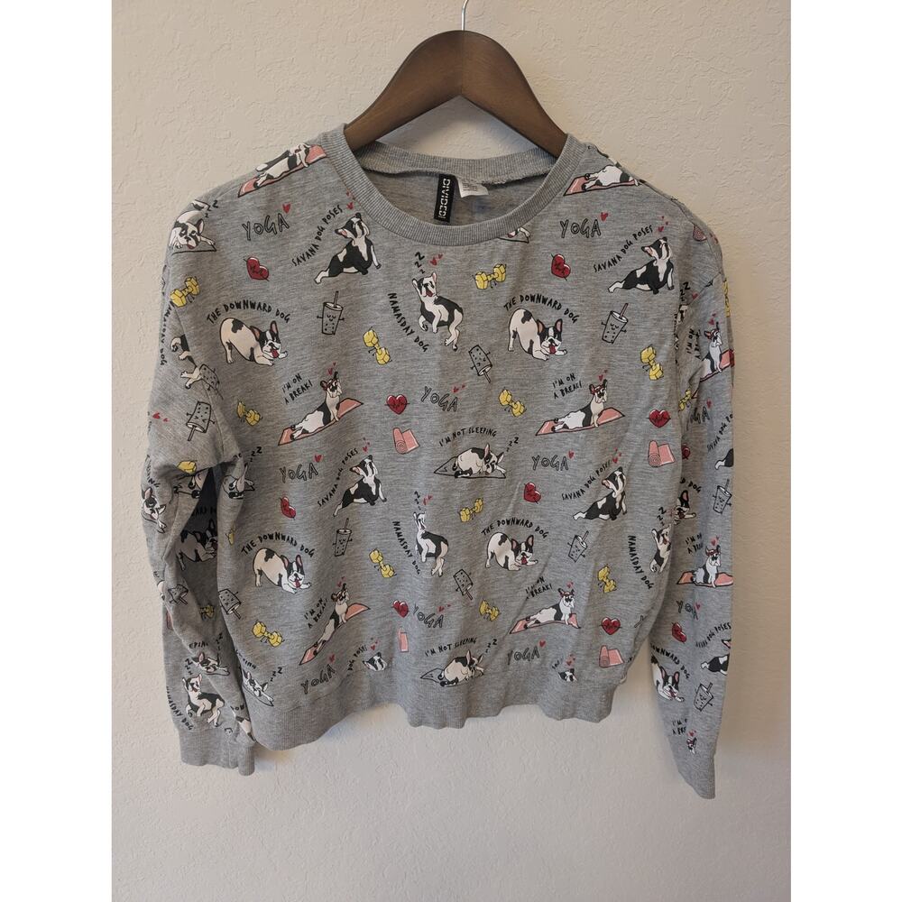 Divided Dog Yoga long sleeve casual shirt Sz S